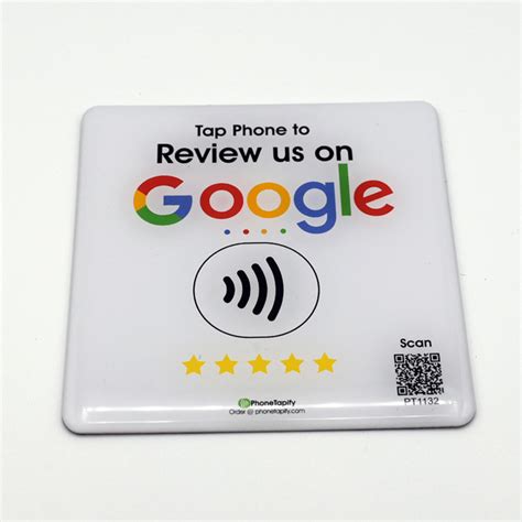 nfc card for google reviews|google review nfc plaque.